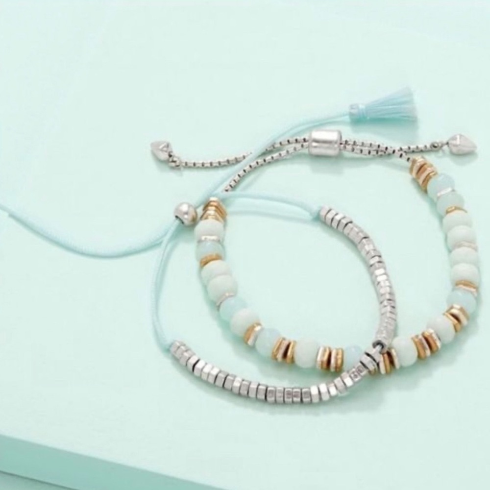 Stella and Dot Anda Intention and Wishing Bracelets NWT